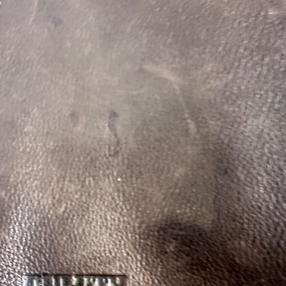 Duluth Trading Co Brown Pebbled Leather Crossbody Bag Adjustable Strap Zip Top - Picture 4 of 10